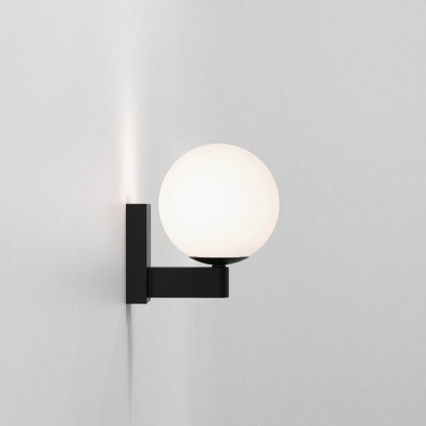 Sagara Matowy Czarny 1168003 ASTRO Lighting Kinkiet czarny + biała kula IP44