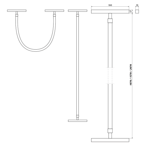 MULTILINE CORDA L LOONARI Lampa do szynoprzewodu magnetycznego 48V