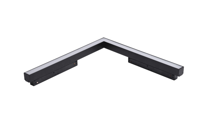 ALFA SAGA TRACK MAGNETIC CORNER A 24W 4000K BK Azzardo AZ4615 Lampa liniowa do szynoprzewodu BLACK 