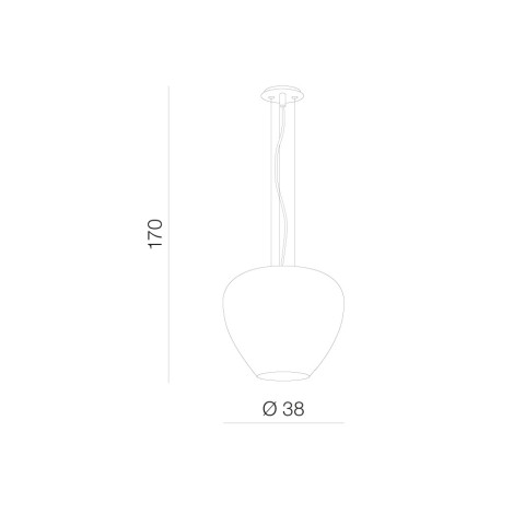 BALORO L GOLD Azzardo AZ3179 Lampa wisząca GOLD 
