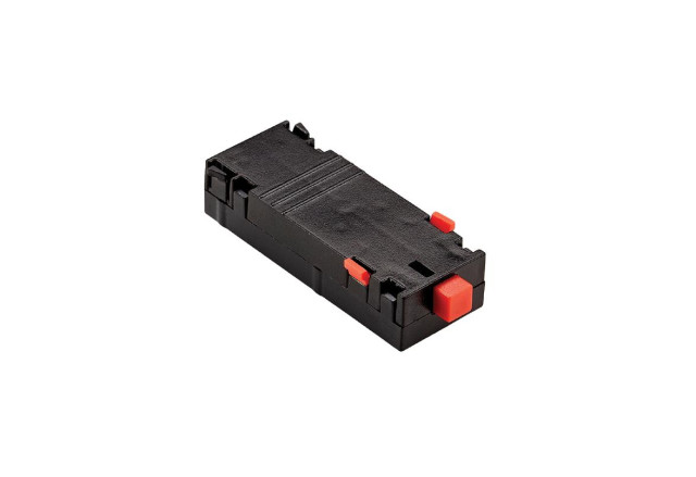 BETA TRACK MAGNETIC 230V STRAIGHT CONNECTOR ELECTRIC BK Azzardo AZ5152 TRACK ELECTRIC CONNECTOR BLACK 
