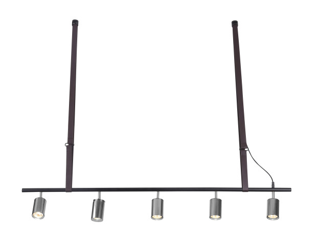 BIRAM BLACK/CHROME Azzardo AZ2638 Lampa wisząca BLACK / CHROME 