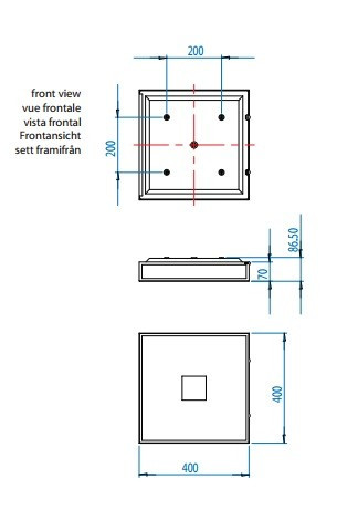 MASHIKO 400 brąz - Plafon Lampa sufitowa Astro Lighting 0969