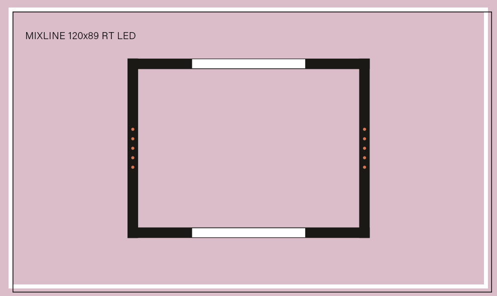 MIXLINE 120x89 RT LED zwieszany
