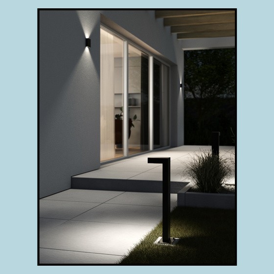 SLUP 45 LED exterior M930 upright czarny